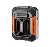 WAFOHSR Ventilatore Da Cintura Portatile, Appeso For Esterni, Mini Raffrescatore D'aria Ricaricabile Tramite USB, Con Clip Indossabile For Corsa, Campeggio E Sport Clip A Mani Libere(Orange)