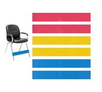 Wafuesh Set di 6 fasce elastiche per sedie per sostenere l'agitazione - Supporto sensoriale per ADHD e autismo - Strumenti per calmare la scuola, l'apprendimento e la casa