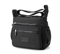 Wafybsre Borsa Donna Nero Multitasca Borsa a Tracolla