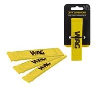 WAG Kit 3 pz Leva coperture Piatto in plastica, Colore Giallo.