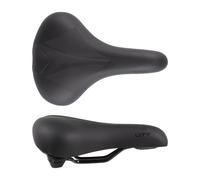 SELLA SELLINO BICI MTB BICICLETTA DA CORSA CITY COMODA MORBIDA NERA 400G WAG