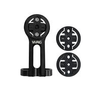 Supporto Ciclocomputer Manubrio Alluminio Garmin Bryton Wahoo Nero Cam