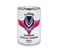 WAGA PAINT TECNIQUES Diluente Acrilico per Fondi, Smalti e Trasparente per Auto & Moto LT.1 LION REFINISH Supreme Acrilyc Thinner 6010