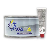 Waga Stucco Fibra Di Vetro 1,2Kg Vetroresina Nautica Carrozzeria + Catalizzatore