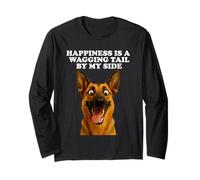 Wagging Tail Pastore Tedesco Amante Cucciolo Cucciolo Maglia a Manica