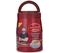 Wagh Bakri Masala Tea 250 g - Miscela aromatica con cardamomo, cannella, zenzero e spezie - Delizia piccante, ideale per tradizionali chai indiani, con adesivo Kajal
