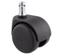 Wagner 01500161 - Rotella per sedia da ufficio, duro, diametro 50 mm, altezza 60 mm, freno a intervallo, perno 11 x 20 mm, portata 50 kg