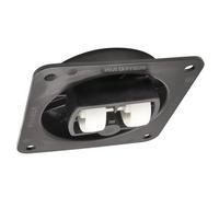 Wagner 01708601 - Rotelle a Rullo, Ruote Piroettanti con Perno, diametro 21 mm, alloggiamento in plastica, colore nero, 85 x 100, Ø 85 x 1921 mm, portata 50 kg, prodotto in Germania