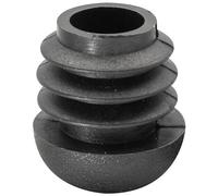 Wagner 15005399 - Set di 4 feltrini per tubi in acciaio, diametro 14/22 x 27 mm, abrasione 12 mm, plastica nera, made in EU