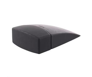 Wagner 15515011 - Fermaporta per pavimento Black Deluxe, Ø 70 x 40 x 20 mm, in plastica di alta qualità, colore nero lucido, autoadesivo, rimovibile senza lasciare residui