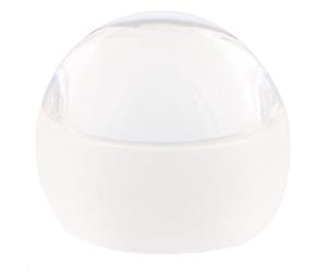 Wagner 15522011 - Fermaporta trasparente, autoadesivo, senza lasciare residui, in plastica di alta qualità, Ø 45 x 40 mm