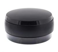 Wagner 15522411 - Fermaporta per pavimento Black Deluxe, Ø 45 x 25 mm, plastica di alta qualità, colore nero lucido, autoadesivo, rimovibile senza lasciare residui