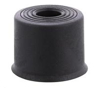 Wagner 15523321 - Fermaporta da parete Vulcano, diametro Ø 35 x 25 mm, tampone in gomma piena di alta qualità, nero, da avvitare