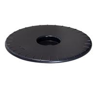 Wagner 20045201 - Rullo per Piante ULTRAFLAT Ø 30 x 3 cm, per Interni con Cuscinetto a Sfera Leggero, Extra Piatto, in plastica ABS, Colore Nero, Impermeabile, Portata 100 kg
