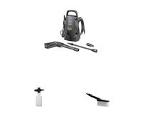 WAGNER 3-in-1 Car Care Kit: Idropulitrice Aquastorm Compact, Ugello schiumogeno e Spazzola per lavaggio - ideale per auto, moto e camper