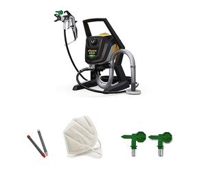 WAGNER Airless ControlPro 250 R - Spruzzatore per vernici a dispersione/lattice, vernici e smalti, copre 15 m² in 2 min, 110 bar, pressione di spruzzo regolabile, tubo da 9 m