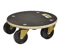 WAGNER Carrello da trasporto - MAXIGRIP & MAXILIFE - diametro Ø 38 x 13,5 cm, pannello multiplex antiscivolo 18 mm, FSC®, ruote Ø 100 mm con protezione anticorrosione, portata 400 kg - 20130701