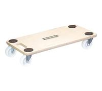 WAGNER Carrello da trasporto MM 1126 I 59 x 29 x 11 cm - portata 200 kg - per carichi pesanti e mobili I ruote morbide I maniglia di trasporto I punti antiscivolo I certificato FSC® - 20112601