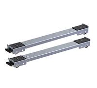 WAGNER Carrello da trasporto MM 1197 Set di 2 pezzi I superficie di carico regolabile/estensibile misura 45-70 cm, per il trasporto di merci di diverse dimensioni I 2 freni I portata 150 kg - 20119702