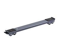WAGNER Carrello da trasporto MM 1199 I superficie di carico regolabile/estensibile in misura 45-70 cm - ideale per il trasporto di merci di diverse dimensioni I 2 freni I portata 500 kg - 20119901