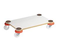 WAGNER Carrello da trasporto MM 1363 I 52 x 32 cm I cuscinetti antiscivolo I rivestimento speciale I portata 200 kg I facile da pulire I adatto alle pareti e robusto - 20136301