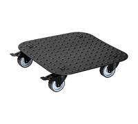 Wagner Carrello per Piante Alaska 29 x 29 x 7,5 cm I Carrello per Fiori per Interni ed Esterni I Portavaso in Alluminio Nero con Ruote I 2 Ruote con Freno I Portata 150 kg I Made in Germany- 20700301
