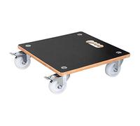 Wagner Carrello per Piante Maxigrip 38 x 38 x 11 cm I Portavaso per Interni ed Esterni I Carrello in Legno FSC® con 2 Ruote con Freno I Portata 250 kg I Made in Germany - 20133801