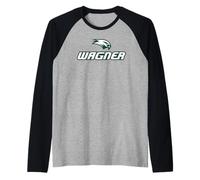 Wagner College Seahawks Athletics Logo Maglia con Maniche Raglan