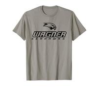 Wagner College Seahawks Stacked One Color Logo Maglietta
