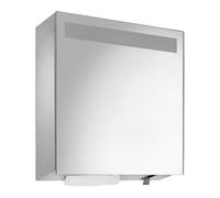 Wagner-Ewar A-Line armadietto a specchio con porta salviette di carta e dispenser per sapone, 1 anta, 727892, WP650-5 A-Line [Armadietti a Specchio > Armadietti a Specchio]