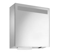 Wagner-Ewar A-Line armadietto a specchio con porta salviette di carta e dispenser per sapone a sensore, 1 anta, 727891, WP650e A-Line [Armadietti a Specchio > Armadietti a Specchio]