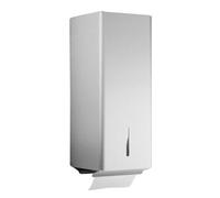 Wagner-Ewar A-Line porta rotolo con distributore di fogli singoli, 753200, WP169 A-Line acciaio inox spazzolato [Accessori Bagno > Porta Rotolo]