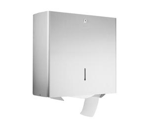 Wagner-Ewar A-Line porta rotolo con distributore per rotolo grande, 727090, WP163 A-Line acciaio inox spazzolato [Accessori Bagno > Porta Rotolo]