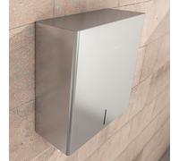 Wagner-Ewar P-Line distributore per salviette di carta, 731540, PP113 P-Line acciaio inox levigato [Accessori Bagno > Scatole Portasalviette]