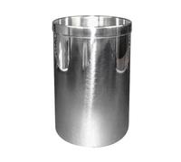 Wagner-Ewar vaso per scopino, 931209, Universal acciaio inox levigato [Accessori Bagno > Accessori per Accessori Bagno]