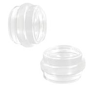 WAGNER Fermaporta 2 in 1 CLEAR DUO - Diametro Ø 38 x 22 mm I Fermaporta a pavimento/a muro da incollare I Corpo in plastica pregiata, protezione paracolpi in gomma termostatica - 15502411