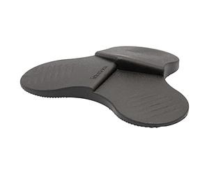 WAGNER Fermaporta 3STOP NERO - Diametro Ø108 x 19 mm I Cuneo da inserire sotto I Fermaporta di design in elastomero innovativo - 15698801