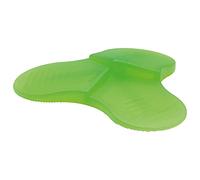 WAGNER Fermaporta 3STOP VERDE FLUORESCENTE - Diametro Ø 108 x 19 mm I Cuneo da inserire sotto I Fermaporta di design in speciale plastica fluorescente, si illumina al buio - 15699001