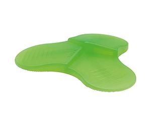 WAGNER Fermaporta 3STOP VERDE FLUORESCENTE - Diametro Ø 108 x 19 mm I Cuneo da inserire sotto I Fermaporta di design in speciale plastica fluorescente, si illumina al buio - 15699001