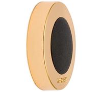 WAGNER Fermaporta AVVITARE o INCOLLARE - Diametro Ø 38 x 10 mm I Fermaporta a muro I Corpo in zinco pressofuso in colore di tendenza "Sunset Gold", protezione paracolpi in gomma nero - 15513711