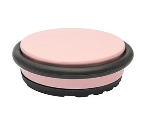WAGNER Fermaporta BIG DISK COLORE ROSA - Diametro Ø 98 x 30 mm I Fermaporta da posizionare I Fermaporta premium in acciaio industriale e gomma termoplastica, 750 g - 15516601