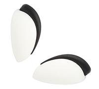 WAGNER Fermaporta DESIGN UOVA - 47 x 30 x 19 mm I Fermaporta a muro da avvitare I Fermaporta di design in plastica pregiata e gomma termoplastica - 15515511