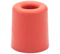 WAGNER Fermaporta VULKANO MEDIUM - Diametro Ø 31 x 34 mm I Fermaporta a pavimento/a muro da avvitare I Fermaporta rosso in stile retro in gomma piena - 15206121