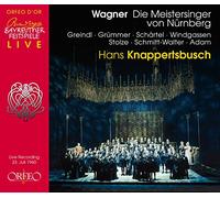 Wagner / Greindl / Adam / Krug / Koch - Die Meistersinger Von Nuernberg (4 Cd)