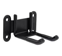 WAGNER - hooks4tools - Gancio da parete Double - 70 x 80 x 45 mm, acciaio rivestito nero, per elettrodomestici, vestiti, ecc. - 15209201