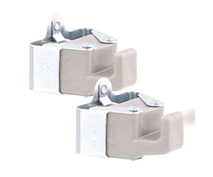 WAGNER - hooks4tools - Portautensili HOOK set da 2 pezzi - 55 x 52 x 37 mm, acciaio zincato, plastica, per asciugamani, abiti da lavoro, utensili Portata fino a 2 kg - 15204802