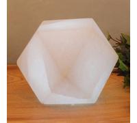 Wagner Life Lampada LED di sale White Line Diamante, USB 46431