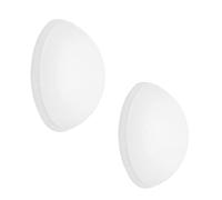 Wagner Paracolpo Bianco - Set da 2 Pezzi - Diametro Ø 20 x 7 mm I Paracolpi a Parete da avvitare o incollare I Protezione Contro Gli Urti in plastica Pregiata - 15232012
