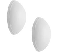 WAGNER Paracolpo BIANCO - Set da 2 pezzi - Diametro Ø 30 x 10 mm I Paracolpi a parete da avvitare o incollare I Protezione contro gli urti in plastica pregiata - 15233012