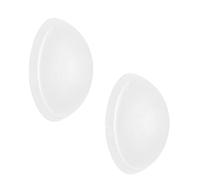 Wagner Paracolpo Satinato - Set da 2 Pezzi - Diametro Ø 20 x 7 mm I Paracolpi a Parete da avvitare o incollare I Protezione Contro Gli Urti in plastica Pregiata - 15232112